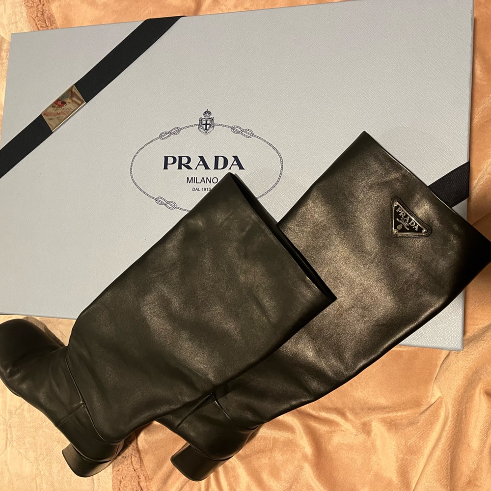 Prada leather boots 2022 season